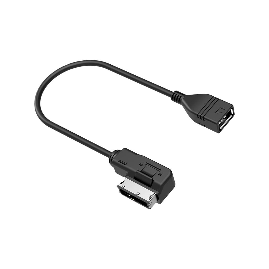 Portable USB Cable Music AMI To USB Female Data Wire Sound Adapter Replacement for A6L Q5 Q7 A8L Accessories
