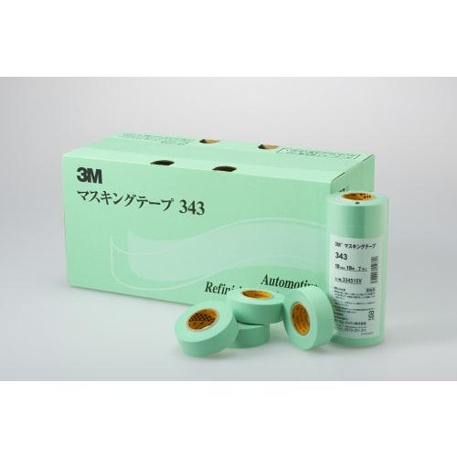 3M masking tape 343 60mm x 18M 2 roll pack 343 60