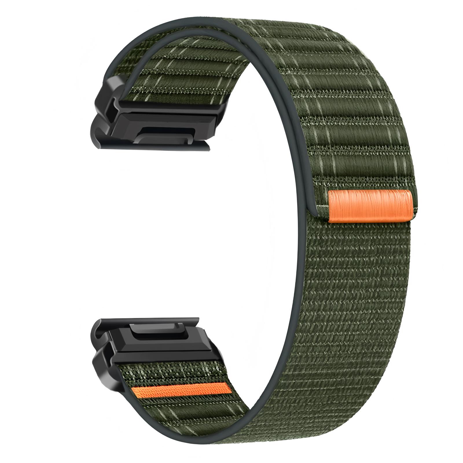 

Sports QuickFit 26mm 22mm Nylon Strap For Garmin Fenix 8 E 7 7X 6 6X Pro Tactix 8/Epix Pro Gen 2 47mm 51mm/Enduro 3 2 Watchbands QuickFit 26mm армія зелений колір