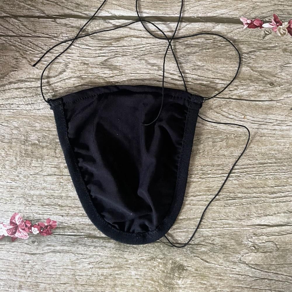 Men Underwear Thongs Lace Up Mens Nylon+Mesh Sheer