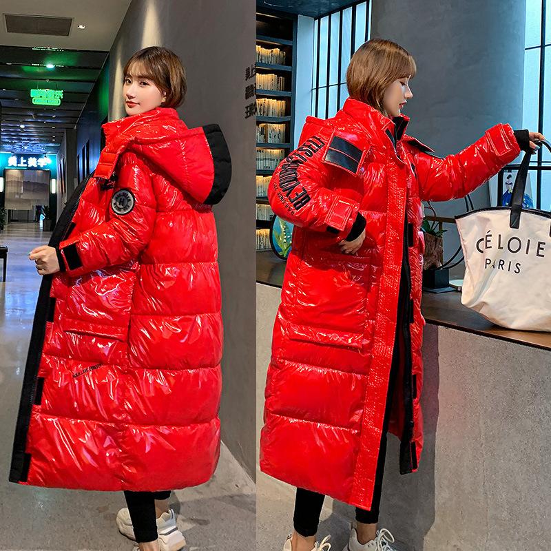 Down jacket for women, mid-length, winter new Korean style cotton-padded jacket, large size, thickened cotton-padded coat