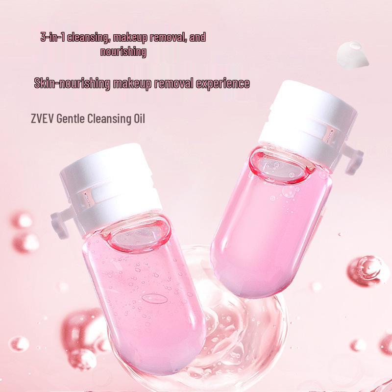 ZVEV Anji Nourishing Cleansing Oil - Gentle, Non-Irritating, Moisturizing Makeup Remover with Plant-Based Deep Purifying Formula