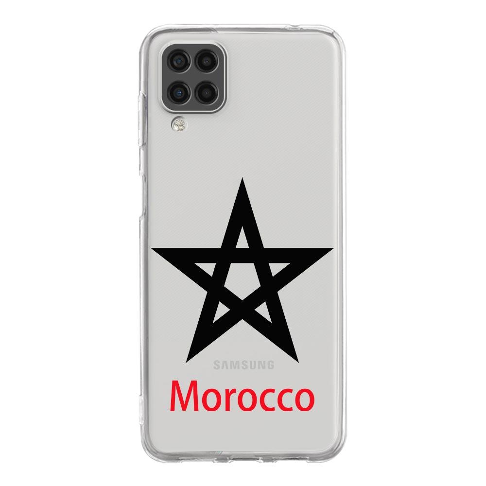 Marokko Flagge Fußball Für Samsung Galaxy A51 Klar Telefon Fall A71 A21S A12 A11 A31 A52 A41 A32 A23 A33 A53 a73 A03S A13 5G Abdeckung