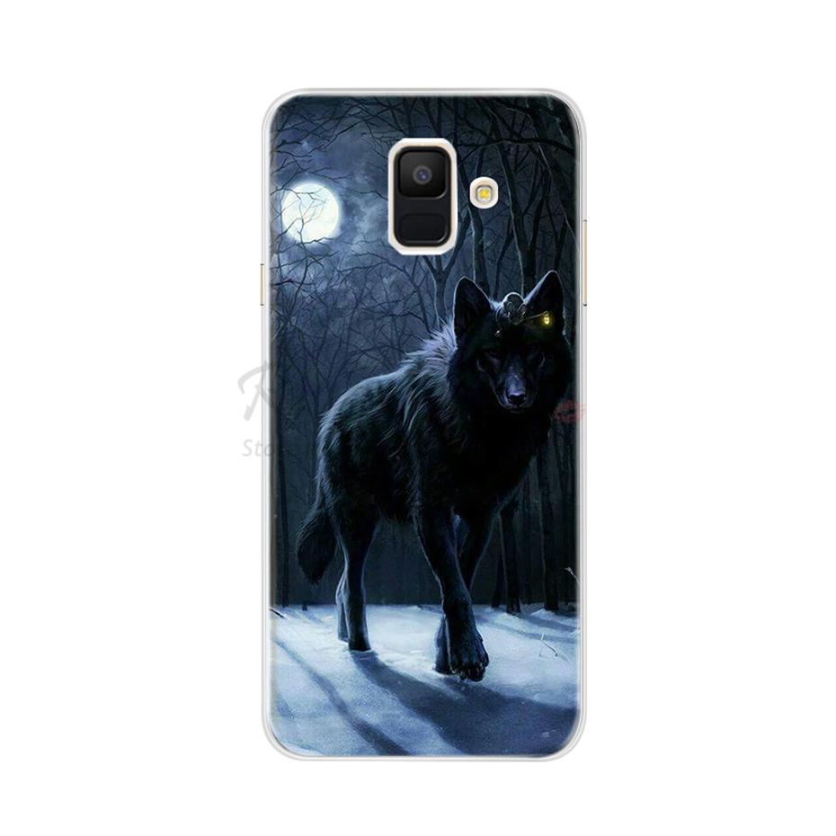 Case For Samsung Galaxy A6 2018 Transparent Cartoon Soft TPU Silicone Phone Cases Back Cover For Samsung Galaxy A6 A 6 Plus 2018