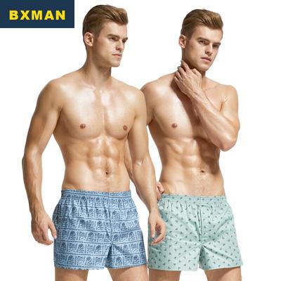 BXMAN Menns Rene Bomulls Løse Bokser Shorts