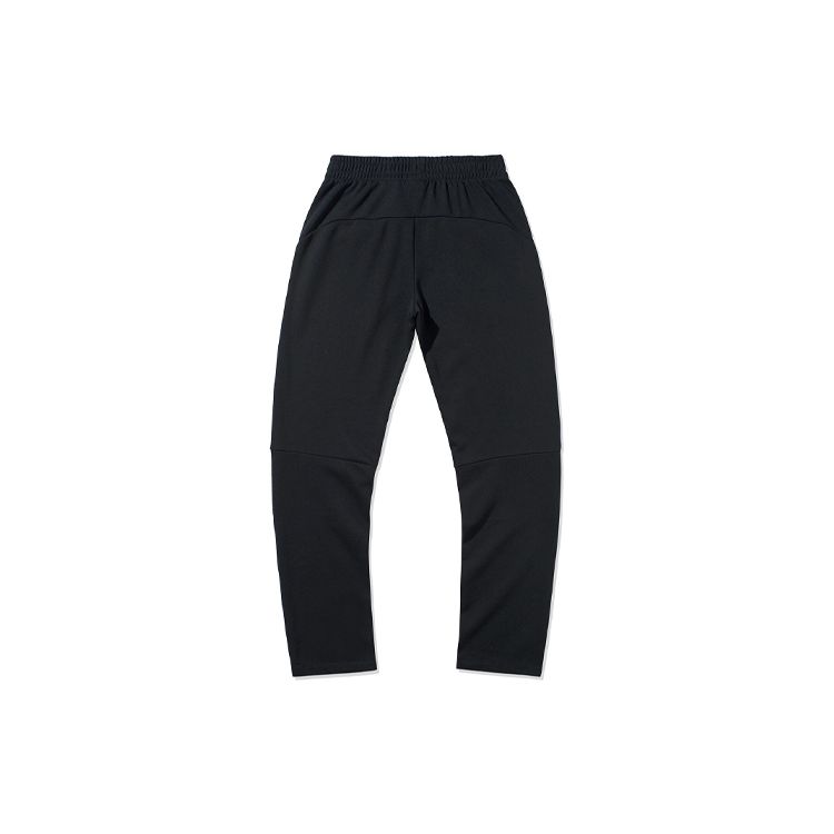 Li Ning Training Series Solid Color Fleece Sports Pants Women Pants Black AKLP456-2