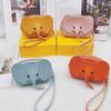 Baby elephant bag pu change bag bag pendant key ring creative card bag lipstick zipper bag