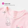 DEESHA Girls' Flower Rabbit Print Cotton Thermal Underwear Set