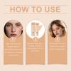Skin Tone Concealer Foundation, Gentle Moisturizing Natural Coverage Long-Lasting Liquid Foundation