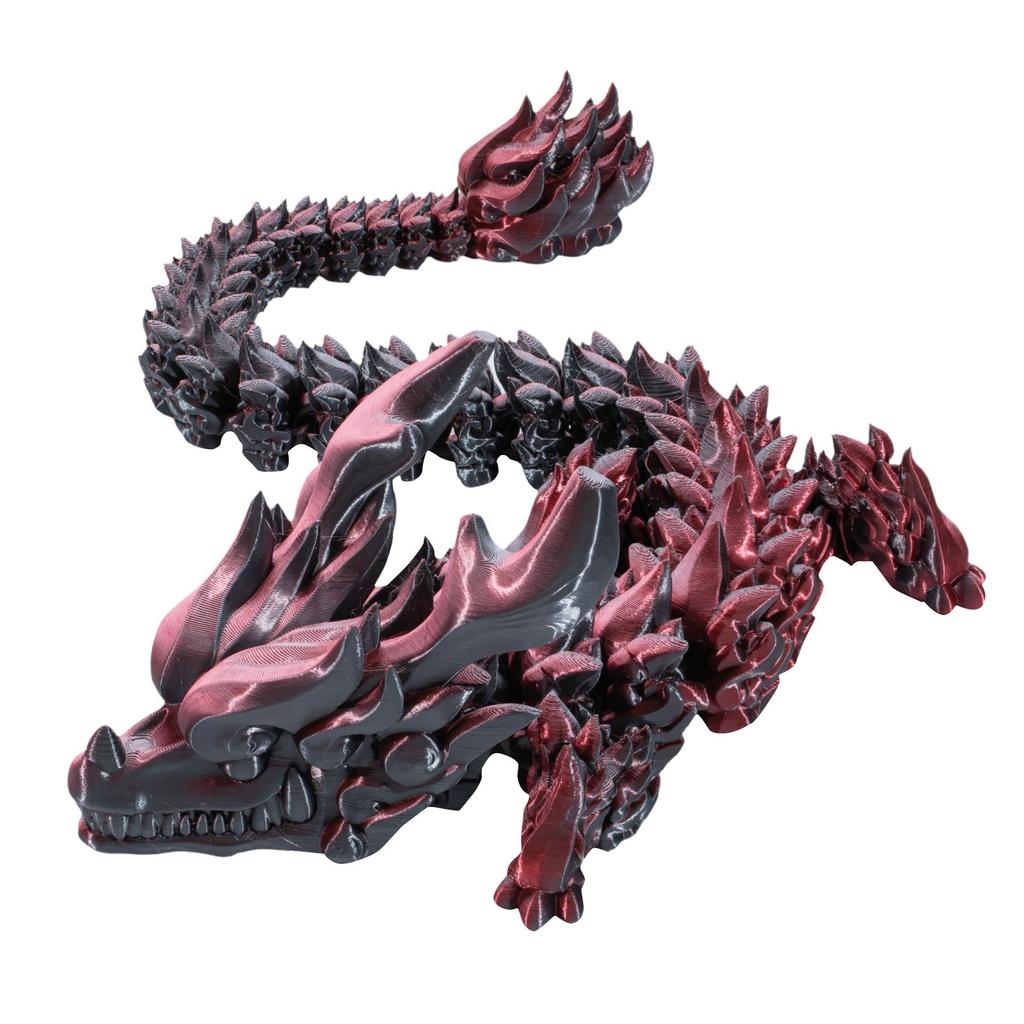 3D Printed Articulated Dragon Xiangyun Dragon Crystal Dragon Decorative Dragon Crystal Dragon Toy Adults Kids Toys Mystery Dragon