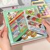 Shop Scene Sticker Book 10 Scenes 33 Sheets Miniature Scene Sticker Scenery Stickers  Children Toy