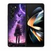For Samsung Z Fold 6 Phone Case Cover Wolf Black Plastic Hard Back Cover Case For Samsung Galaxy Z Fold6 Fold 4 3 2 5 Case Funda