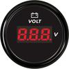 ELING Newest Waterproof Universal 52mm (2") Voltmeter Volt Gauge Meter  with Red Backlight for Car Boat Yacht Truck