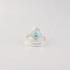 Swiss Blue Topaz Gemstone 925 Sterling Silver Designer jewelry Handmade Ring For wife RR-76-9
