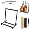 Triple Guitar Stand: Multi-Instrument Display for Guitars and Bass