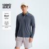 BENLAI Men's Quick-Dry Wrinkle-Resistant Long-Sleeve Polo Shirt