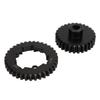 RC 35T Spur Gear Steel Wear Resistant Fine Workmanship M1.5 RC Spur Gear Pinion Set for TRAXXAS 15