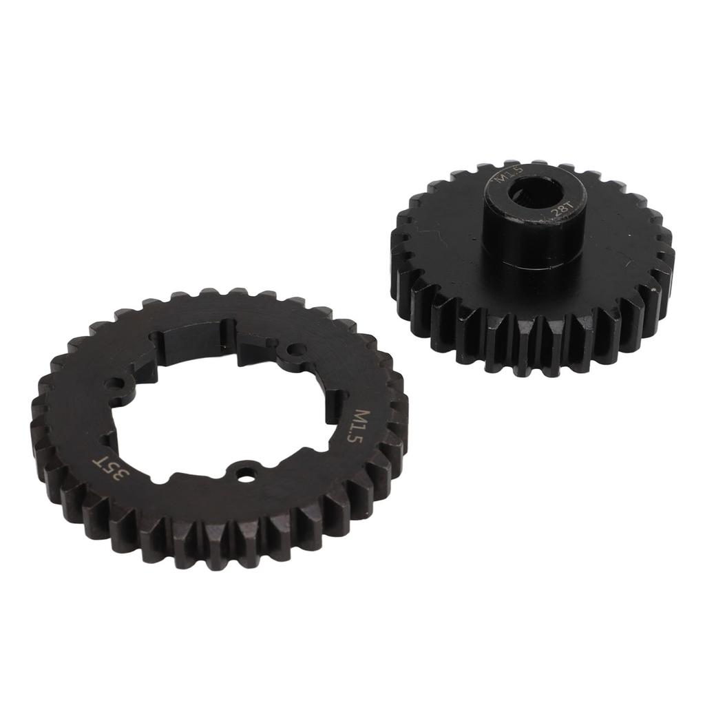 RC 35T Spur Gear Steel Wear Resistant Fine Workmanship M1.5 RC Spur Gear Pinion Set for TRAXXAS 15