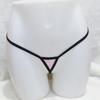 Mini traje de baño de tanga con espalda en T para mujer