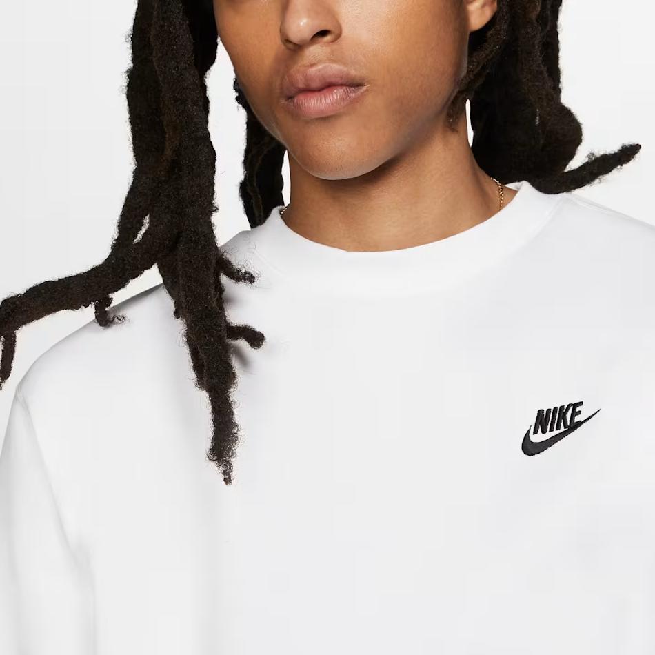 Nike Sportbekleidung FW25 Club Fleece Logo Rundhals Langarm Sweatshirt Herren sweatshirt BV2663-100