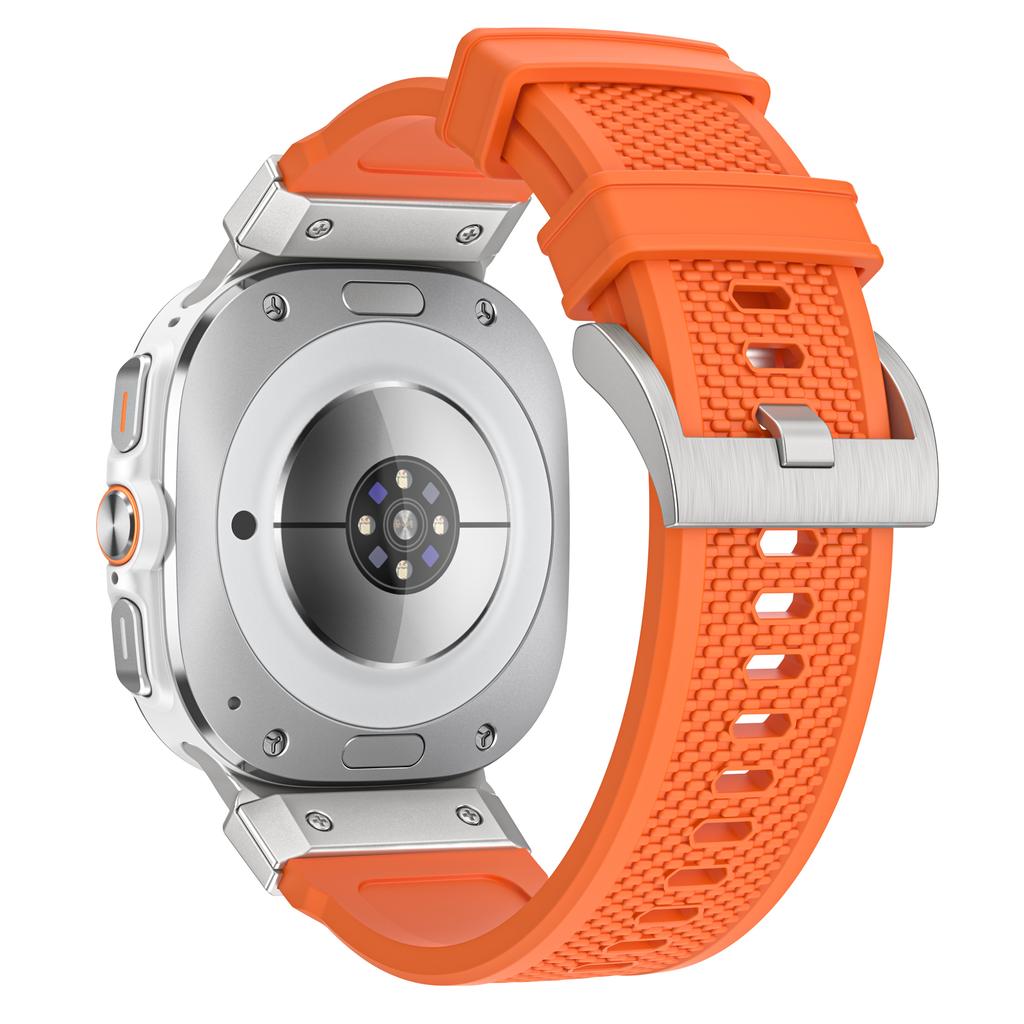 Metal+Rubber Strap for Samsung Galaxy Watch Ultra 47mm Sports Wristband Bracelet for Samsung Galaxy Watch 7 Ultra 47mm Band
