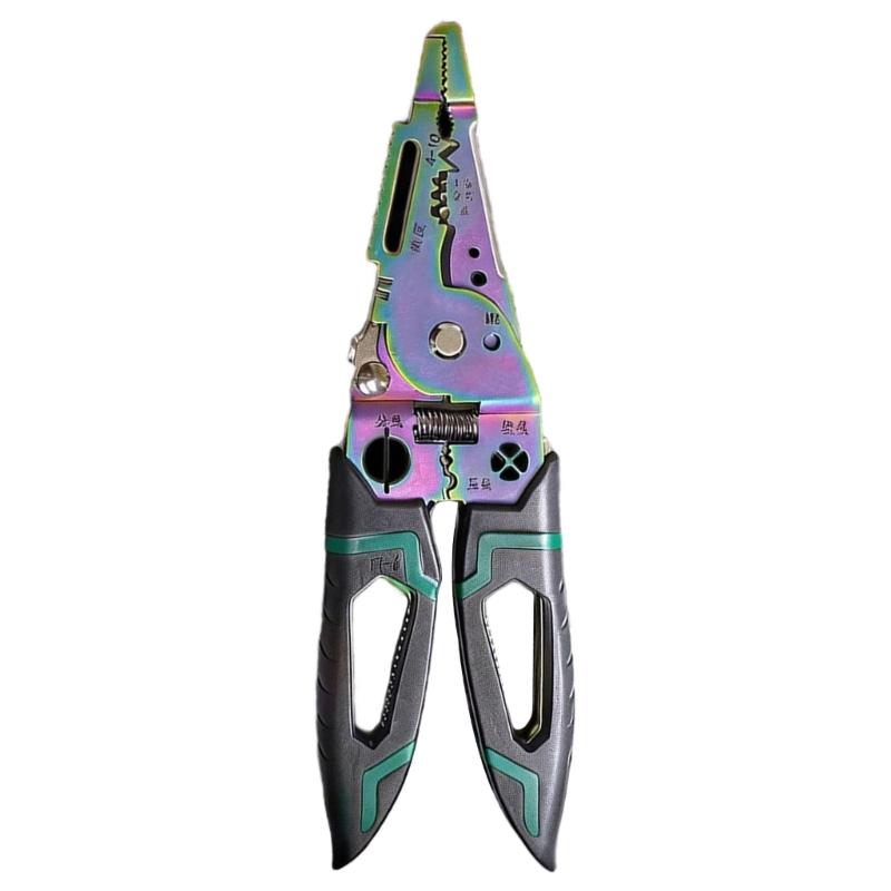 

MultiFunctional Steel Wire Stripper Crimper With Ergonomic Handle For Enhanced Comfort Cutting Winding Applications 1