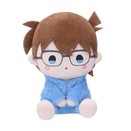 

Detective Conan Sega Lucky Lottery Online Fluffy Relax Time B Prize: Powapowa Sitting Plush Toy Edogawa Conan