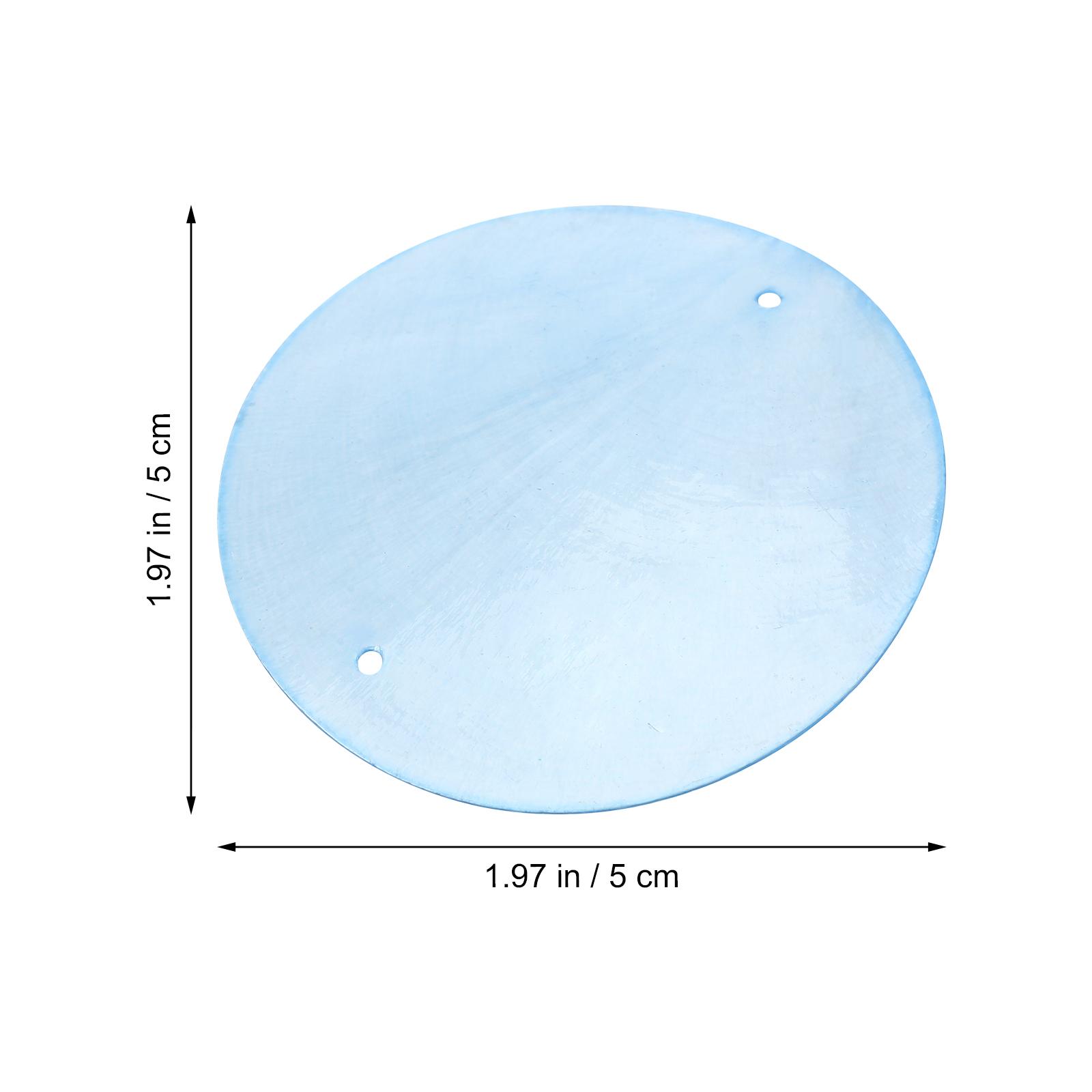 

100Pcs DIY Shells Slices Hanging Ornaments for Craft Projects Beach Themed Decorations Jewelry Making Accessories Natural Charms