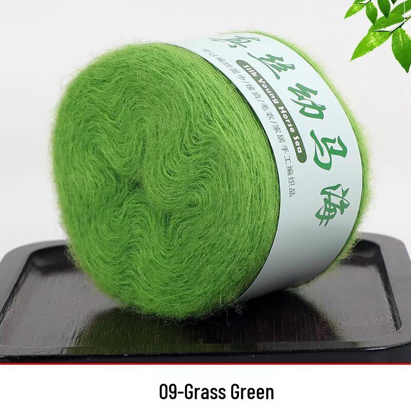 Handmade Gradient Silk Baby Alpaca Yarn for DIY Knitting: Sweater, Shawl, Scarf