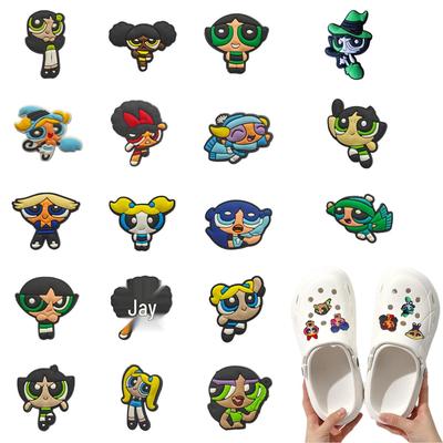 Flying Girl Detachable Crocs Charms - Trendy Shoe Decorations for Festivals and Parties