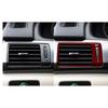 2Pcs Red Carbon Fiber Interior Side Air Vent Outlet Cover Trim For Honda Accord
