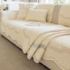 Pure Cotton Sofa Cushion Four Seasons Non-Slip L-Shaped Sofa Towel Dust-Proof Durable Sofa Seat Cover For Living Room