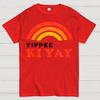 Bruce Willis Yippee Ki Yay Rainbow Cotton Summer Casual Cool Loose T-Shirt
