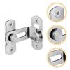 Stainless Steel Hook Lock Latch 90 Degree Flips Barn Door Lock For Sliding Gate Security Outdoor Safety Durable Fence