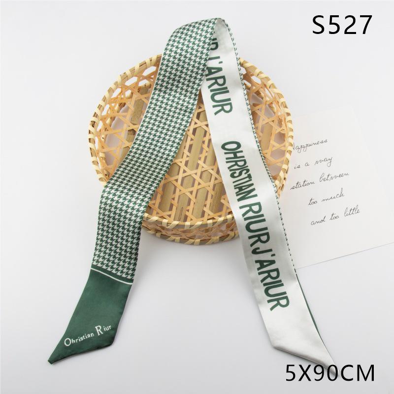 Versatile Vintage Silk Scarf: Hair Tie, Headband, Bag Accessory