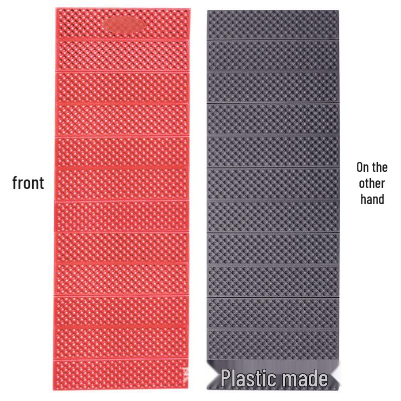Portable Outdoor Egg Slot Folding Mat - Moisture-Proof Camping Tent Mat with Aluminum Foil