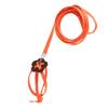 Bird Harness Parrot Leash Adjustable Birds Nylon AntiBite Rope for Outdoor Training(Orange )