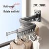 Invisible Retractable Folding Clothes Drying Rack for Indoor/Outdoor Use