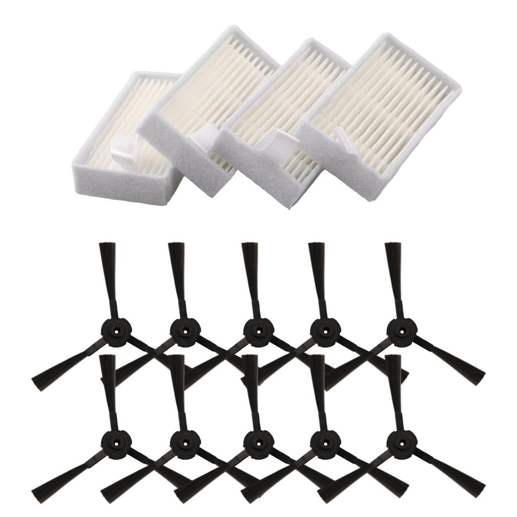 10 Stück Bürsten und 4 Stück Filtergitter für Ariete Briciola 2711 2712 2713 2717 Staubsauger Ersatzteile zum Austauschen