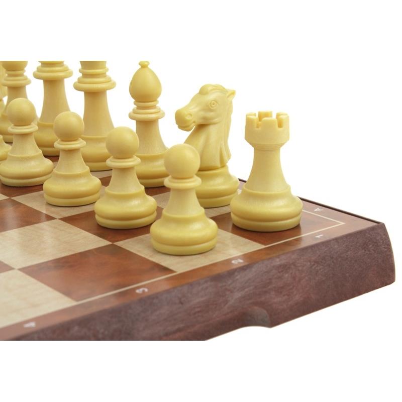 Magnetic Chess Checkers Board Game 2in1 Large Foldable 31x31