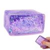 Giocattolo Antistress Cubo di Maltosio da Spremere D ecompressione Piccoli Cubetti di Ghiaccio Antistress Rimbalzo Lento Luce Polare Colorato Spremere Blocco in TPR