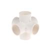 Heavy Duty PVC Pipe Coupler 20/25/32/40/50mm 3/4/5/6 Way 3D Connectors for Agricultural Irrigation DIY Pipe Rack Plumbing Repairs