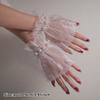 Fashion Accessories Glitters Shining Arm Sleeves Pearl Decoration White False Sleeve Cuffs Wrist Cuff Nails Photography Studio