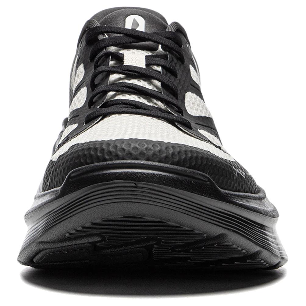 Lining Lingyue Refreshing Comfortable Non-Slip Wear-Resistant Low-Top Casual Running Shoes Men Sneaker Gray Black ARSU097-5