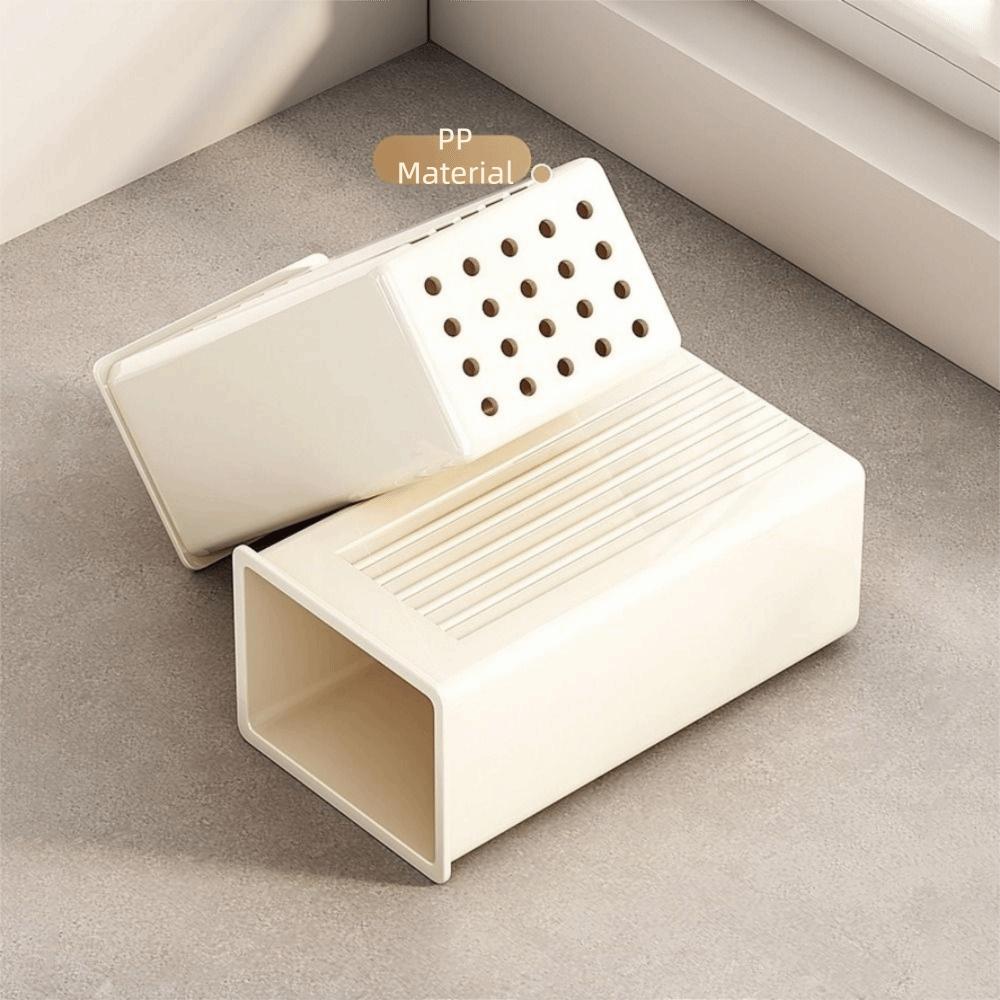 Support de découpe de comptoir peu encombrant Tube à baguettes en acier au carbone Support de couverts moderne Restaurant