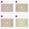 Wash Basin 45 X 30 X 12 Cm Marble High Gloss Cream