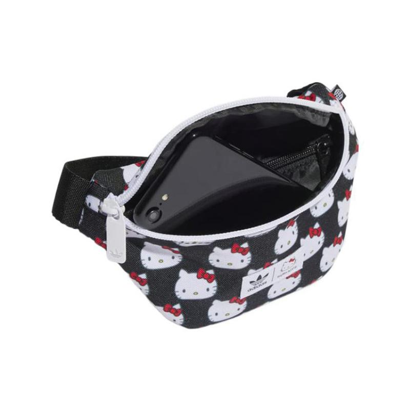 Adidas Originals Hello Kitty, Kolaboracja Poliester Recyklowany Sportowa Saszetka Nerka Regularna Męska Wielokolorowa Adidas HK7162
