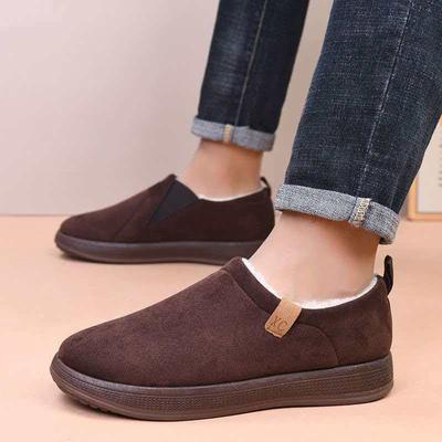 Snow Boots Men's New Winter Velvet Thickened Snow Boots Men's Cotton Shoes Warm Bread Shoes Large Cotton Shoes