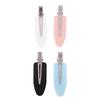 4Pcs Hair Clip No Bend Hair Bangs Clips No Mark Hair Pin Curl Clips 4 Color Leaf