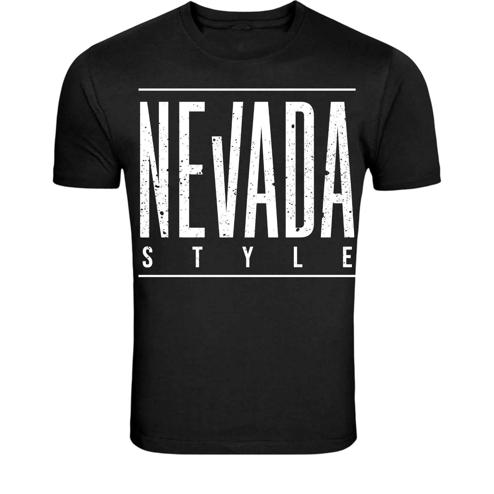 Nevada Style Vintage Typography T-Shirt - State Pride Graphic Tee XL